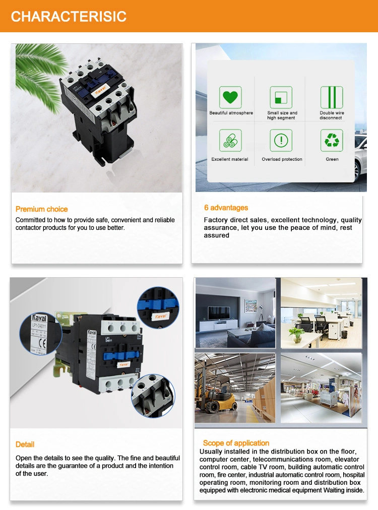 Classic Factory Contactor Acceptable Customization Contator