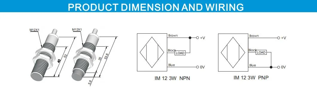 NC Metal Head Inductive Proximity Sensor with Long Distance Detection